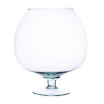 Glass cognac vase KK-2 H:22,5cm D:20cm