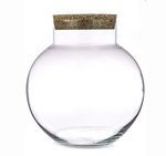 Glass terrarium + cork  W-503A1 H:25,5cm D:25cm