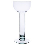 Stemmed glass vase W-577 H:25cm D:11,5cm