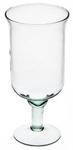 Stemmed glass vase W-118 H:28,5cm D:14cm