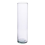 Glass cylinder vase H:50cm D:14,5cm
