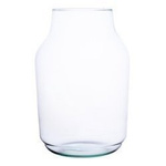 Glass jar vase W-474C H:25cm D:17cm
