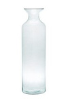 Glass bottle vase W-356A H:49cm D:14,5cm