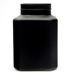 Glass jar vase H:20cm D:13,5cm WM-8P001 black