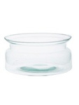 Glass jar vase W-332G1 H:12,5cm D:22cm