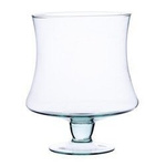 Glass cognac vase KK-4 ZW  H:21cm D:17cm