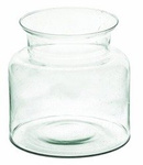 Glass jar vase H:20cm D:14cm W-332N