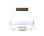 Glass terrarium W-614+ corkH:19cm D:25,5cm