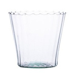 Glass flowerpot W-97E Optyk H:18cm D:18cm
