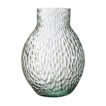Hammered glass vase W-615 H:25cm D:19cm