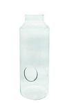 Glass jar vase W-395L+side hole H:50cm D:19cm