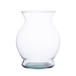 Glass vase W-386 H:20cm D:16cm