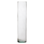 Cylinder glass vase H:30cm D:9cm