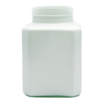 Glass jar vase H:20cm D:13,5cm WM-8P001 white