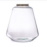 Glass terrarium + cork W-735A + korek H:34cm D:21cm