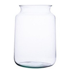 Glass jar vase W-449 H:24cm D:17cm