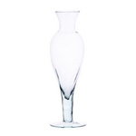 Glass vase W-358 H:30cm D:6,5cm