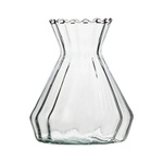 Glass vase W-669 H: 12cm D: 10.5cm
