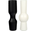 A set of mat vases W-627+W-628 matt color H: 40cm D: 13cm