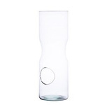Glass vase W-552+siede hole H:53cm D:15cm