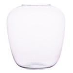 Glass vase W-586 H:20cm D:19cm