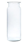 Glass jar vase H:35cm D:15cm W-332P7