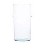 Glass vase W-416 H:28cm D:14cm