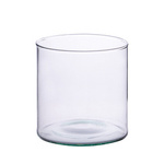 Glass cylinder vase H:14cm D:12cm SALE