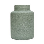 Glass jar vase H:20cm D:14,5cm WMP-001 LOFTI green