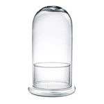 Glass cover W-315p+W-308G H:25cm D:13cm, No Hole