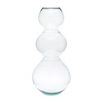 Bubble-shape glass vase W-400B H:50cm D:23cm