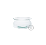Glass jar vase W-332G2 H:9.5cm D:19cm