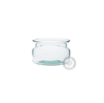 Glass bowl shaped like a jar W-332G5 H:9.5cm D:16cm