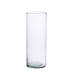 Glass cylinder vase H:30cm D:10cm