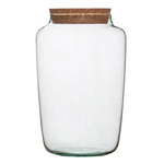 Glass terrarium vase  W-759+cork H:30cm D:17cm SALE