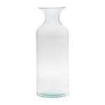 Glass tall bottle vase W-356 H:39cm D:14,5cm