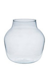 Glass jar vase W-456A coffee H:19cm D:19cm