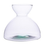 Glass vase WL-94 H:18,2cm D:20,7cm