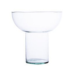 Glass vase W-345 H:19cm D:19cm