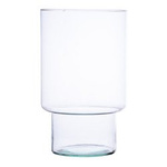 Glass vase W-191C H:20cm D:13,5cm