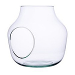 Glass vase W-456A+side hole H:19cm D:19cm