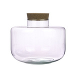 Glass vase W-734 H:29cm D:14cm