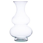 Glass vase W-494 H:39cm D:23cm