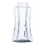 Glass vase grave candle Z-KO clover H:29cm D:7.8cm