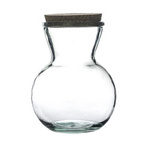 Glass jar vase H:20cm D:14,5cm WM-K015