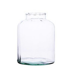 Glass jar vase W-323 optic H:16cm D:12,5cm