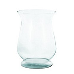 Glass vase W-303C H:27,5cm D:16cm