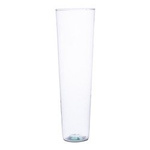 Glass vase W-96M H:50cm D:15cm