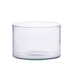 Glass cylinder vase H:12cm D:15,5cm