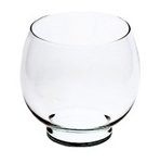Glass vase W-325C H:15cm D:15cm